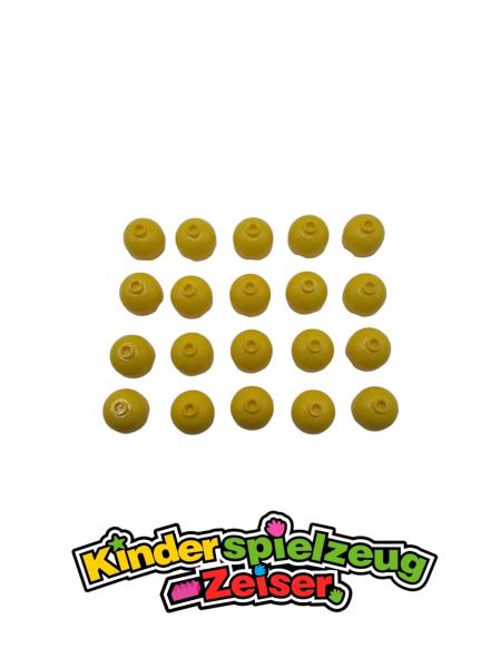 LEGO 20 x Rundstein Kuppel gelb Yellow Brick Round 2x2 Dome Top Hollow Stud 553