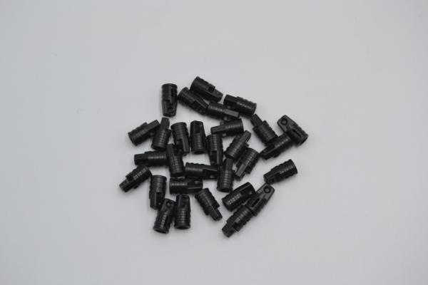 LEGO 30 x Technic Rasterscharnier schwarz black fric stump with cross hole 30552