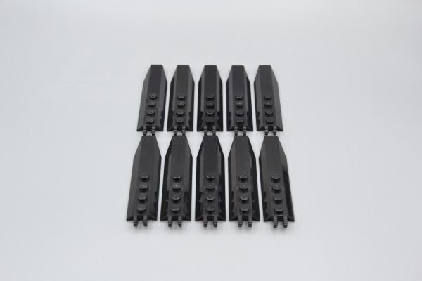 LEGO 10 x Propeller schwarz Black Hinge Plate 1x8 Rounded Plate Underside 30407