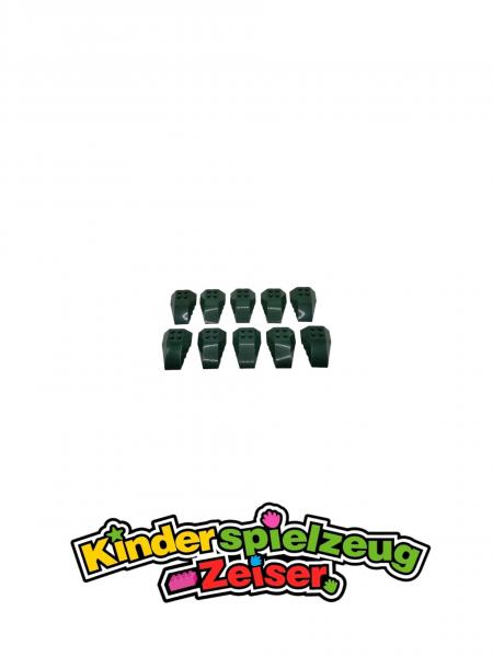 LEGO 10 x Keilstein Cockpit dunkelgrÃ¼n Dark Green Wedge 6x4 Triple Curved 43712