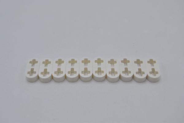 LEGO 10 x Liftarm weiÃŸ White Technic Liftarm Thin 1x2 Axle Holes 41677