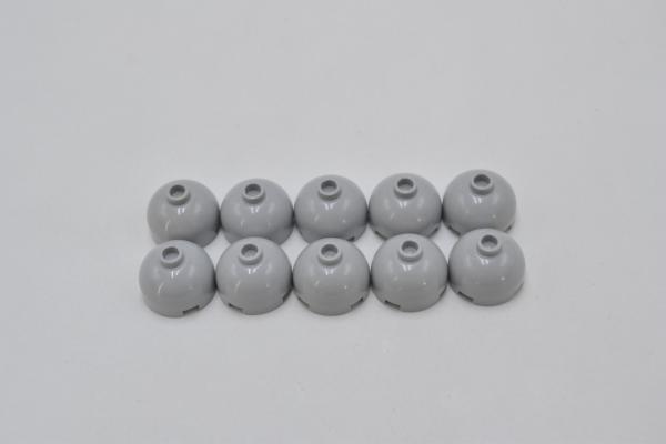 LEGO 10 x Kuppel neuhell grau Light Bluish Gray Brick Round 2x2 Hollow 553c