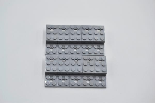 LEGO 10 x Winkel 2 LÃ¶cher neuhell grau Light Bluish Gray Bracket 5x2x1 1/3 11215