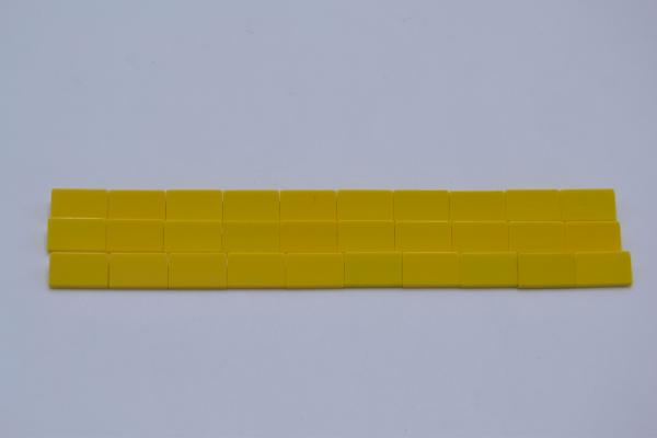 LEGO 30 x Dachstein schrÃ¤g glatt gelb Yellow Slope 30Â° 1x2x2/3 85984