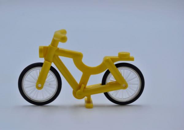 LEGO Fahrrad FahrrÃ¤der ZubehÃ¶r gelb Yellow Bicycle 2-Piece Wheels 4719c01