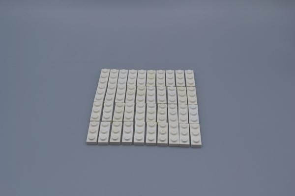 LEGO 40 x Basisplatte 1x3 weiß white basic plate 3623 362301