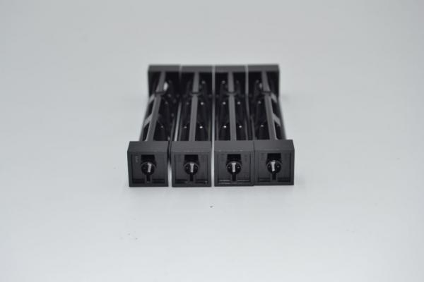 LEGO 4 x Pfeiler StÃ¼tze schwarz Black Support 2x2x10 Girder Triangular 95347