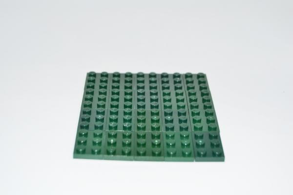 LEGO 20 x Basisplatte Bauplatte dunkelgrÃ¼n Dark Green Basic Plate 2x3 3021 