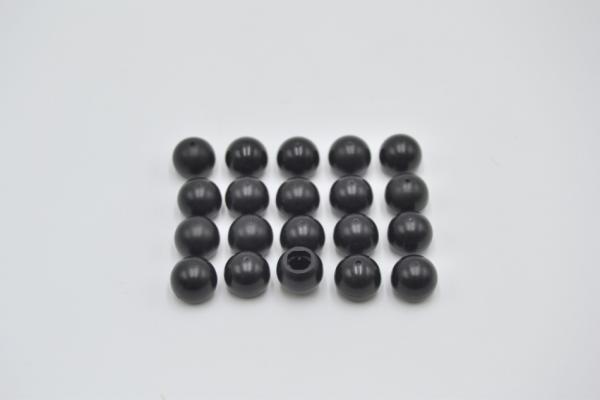 LEGO 20 x Kugel Kreuzloch Kugelkopf schwarz Black Technic Ball Joint 32474