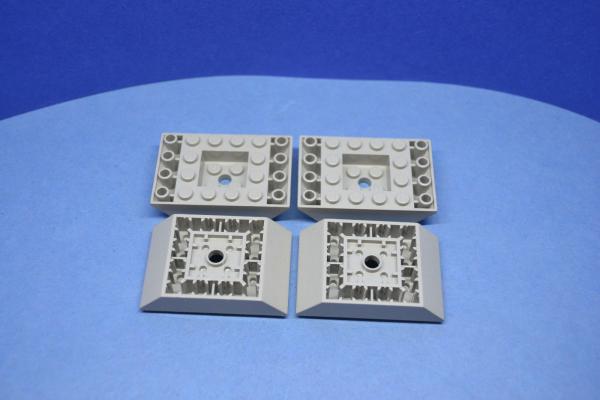 LEGO 4 x Rumpf althell grau Light Gray Slope Inverted 45 6x4 Double 30183