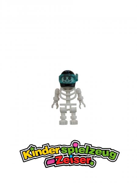 LEGO Figur Minifigur Minifigures Atlantis Skelett Skeleton Standard Skull gen031