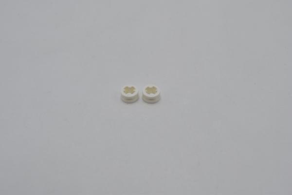 LEGO 2 x Stopper Distanzring weiÃŸ White Technic Bush 1/2 Smooth 4265c