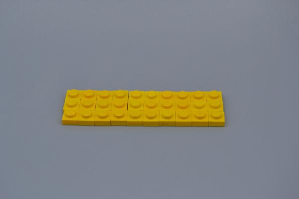 LEGO 30 x Basisplatte 1x1 gelb yellow basic plate 3024 302424