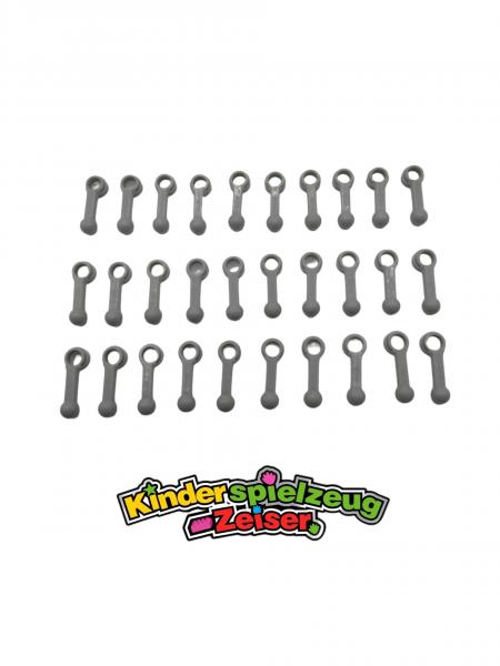 LEGO 30 x Pleuelstange althell grau Light Gray Technic Connecting Rod 2852