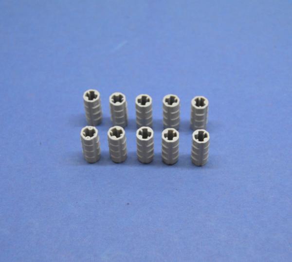 LEGO 10 x Technik Verbinder DistanzhÃ¼lsen neuhell grau technic connector 6538b