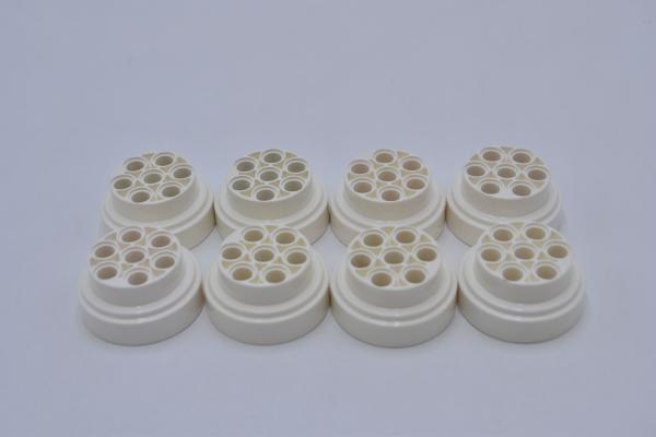 LEGO 8 x Rad Felge DÃ¼se Turbine weiÃŸ White Wheel 31mm Dx15mm Technic 60208