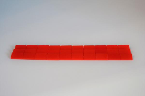 LEGO 30 x Dachstein schrÃ¤g glatt rot Red Slope 30Â° 1x2x2/3 85984 