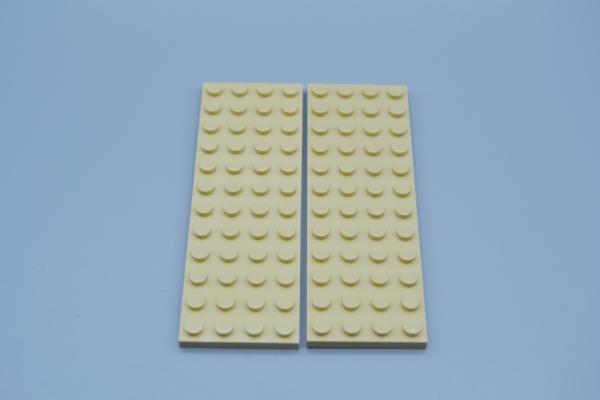 LEGO 2 x Basisplatte Bauplatte Grundplatte beige Tan Plate 4x12 3029 6093484