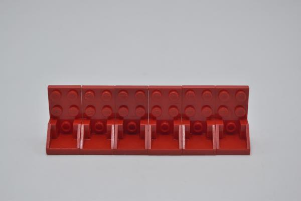 LEGO 6 x Space Sitz Winkel rot Red Bracket 3x2-2x2 Inverted Space Seat 4598