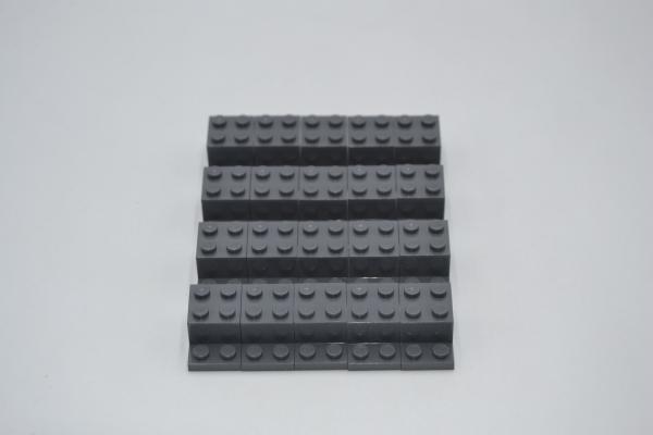 LEGO 20 x WinkeltrÃ¤ger neues dunkelgrau Dark Bluish Gray Bracket 3x2x1 1/3 18671