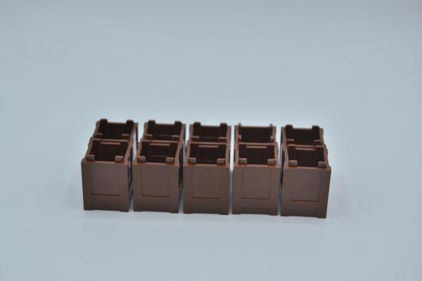 LEGO 10 x Kiste rotbraun Reddish Brown Container Box 2x2x2 Top Opening 61780