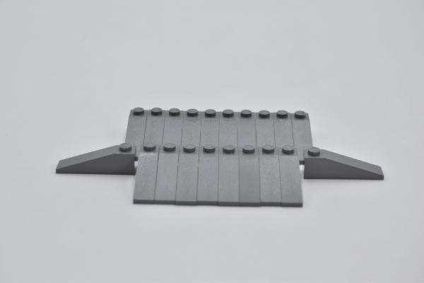 LEGO 20 x Dachstein neues dunkelgrau Dark Bluish Gray Slope 18 4x1 60477