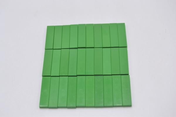 LEGO 30 x Fliesen Fliese Kachel glatt grÃ¼n Green Tile 1x4 2431