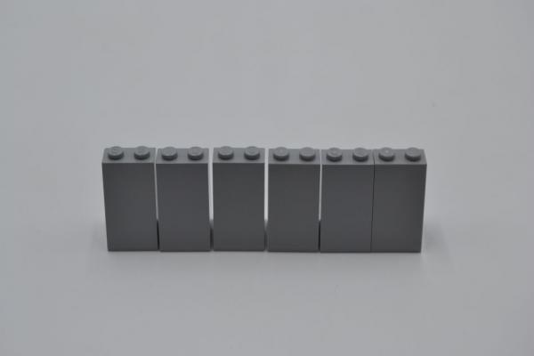 LEGO 6 x SchrÃ¤gstein neuhell grau Light Bluish Gray Slope 75 2x2x3 Solid 3684c