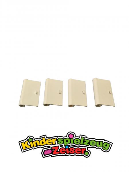 LEGO 4 x TÃ¼r TÃ¼rblatt HaustÃ¼r links weiÃŸ White Door 1x3x4 Left 445