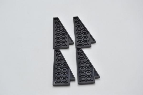 LEGO 4 x FlÃ¼gelplatte schwarz Black Wedge Plate 8x4 Wing Left 3933