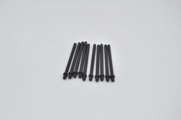 LEGO 10 x Stange schwarz Black Bar 6.6L with Stop Ring Patio Umbrella Stand 4095