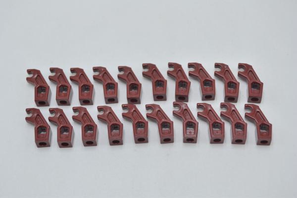 LEGO 20 x Arm Mechanik dunkelrot Dark Red Arm Mechanical Thick Support 98313