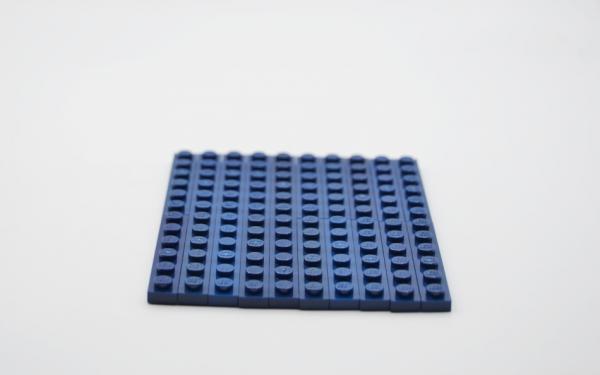 LEGO 20 x Basisplatte dunkel blau Dark Blue Basic Plate 1x6 3666 4508313