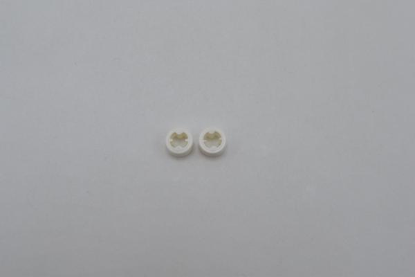 LEGO 2 x Stopper Distanzring weiÃŸ White Technic Bush 1/2 Smooth 4265c