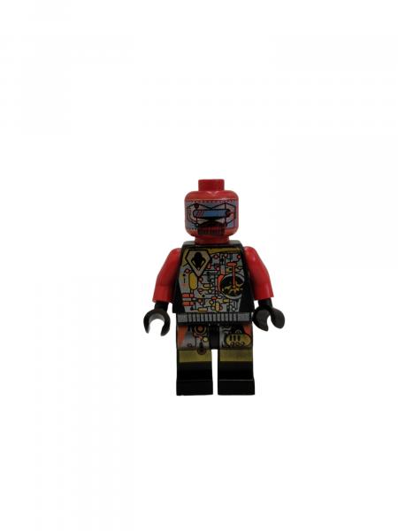 LEGO Figur Minifigur Minifigures Minifig Space UFO Droid Red (Techdroid 2) sp044