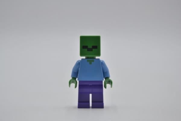LEGO Figur Minifigur Minifiguren Minifigures Minecraft Zombie min010