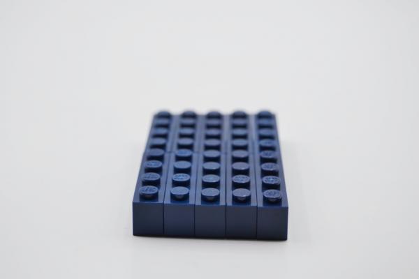 LEGO 10 x Basisstein dunkel blau Dark Blue Basic Brick 1x4 3010 4264569