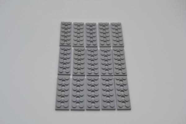 LEGO 15 x Platte 5 LÃ¶cher neuhell grau Light Bluish Gray Technic Plate 2x6 32001