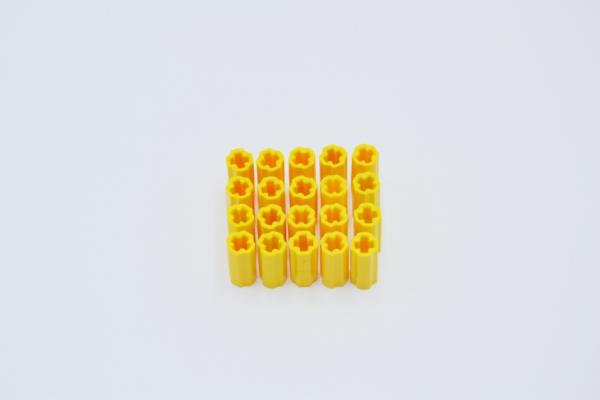 LEGO 20 x Technik DistanzhÃ¼lsen gelb Yellow Technic Axle Connector 2L 6538c