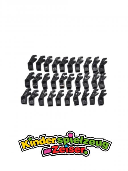 LEGO 30 x Arm Mechanik schwarz Black Arm Mechanical Bionicle Thick 98313