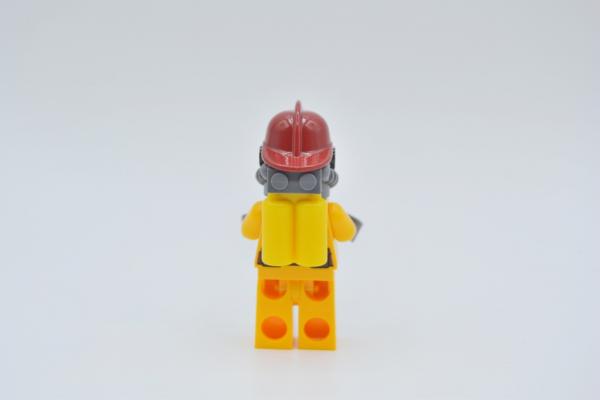 LEGO Figur Minifigur Feuerwehrfrau Fire Bright Light Orange Fire Suit cty0304