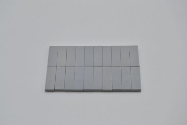 LEGO 20 x Fliese glatt neuhell grau Light Bluish Gray Tile 1x3 63864