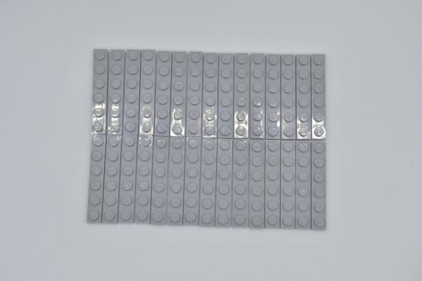 LEGO 30 x Basisplatte neuhell grau Light Bluish Gray Basic Plate 1x6 3666