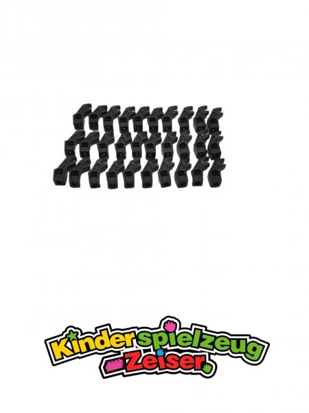 LEGO 30 x Arm Mechanik schwarz Black Arm Mechanical Bionicle Thick 98313