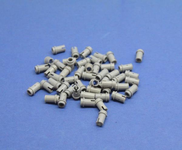 LEGO 50 x Technik Verbinder neuhell grau Light Bluish Gray Technic Pin 1/2 4274