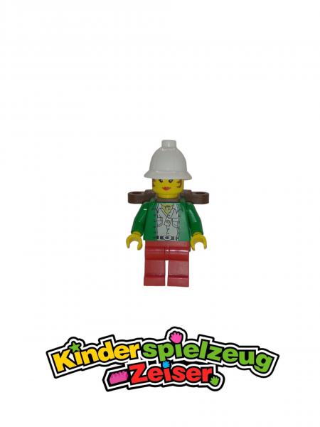 LEGO Figur Minifigur Minifigures Adventurers Jungle Miss Gail Storm adv044