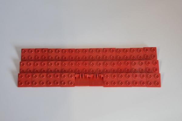 LEGO 30 x Scharnierplatte rot Red Hinge Brick 2x2 Top Plate 6134