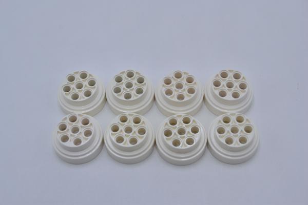 LEGO 8 x Rad Felge DÃ¼se Turbine weiÃŸ White Wheel 31mm Dx15mm Technic 60208