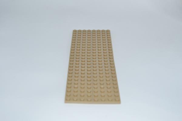 LEGO 4 x Basisplatte Bauplatte dunkelbeige Dark Tan Basic Plate 4x12 3029