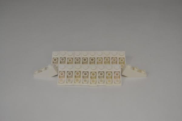 LEGO 20 x Dachstein SchrÃ¤gstein weiÃŸ White Slope Inverted 33 3x1 4287